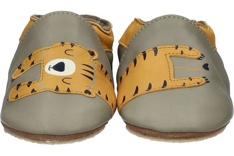 ROBEEZ-TIGER CRP-KAKI/ORANGE-ENFANTS-0002