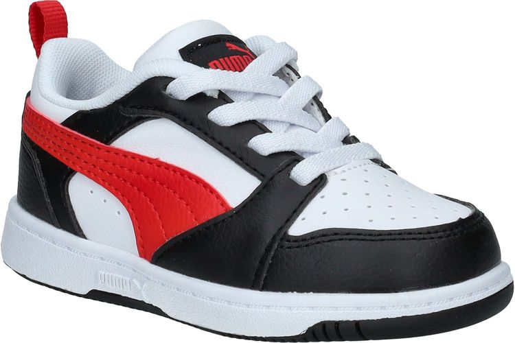 PUMA-REBOUND1-BLANC/ROUGE-ENFANTS-0001