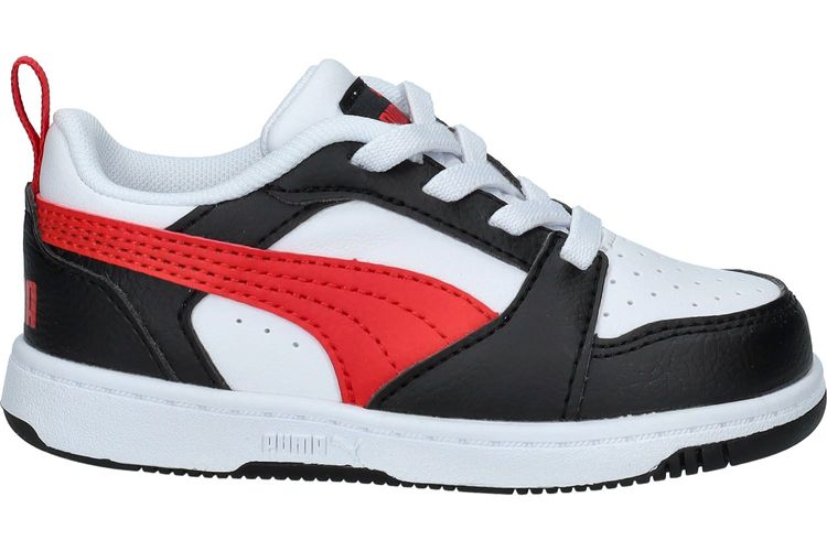 PUMA-REBOUND1-BLANC/ROUGE-ENFANTS-0005