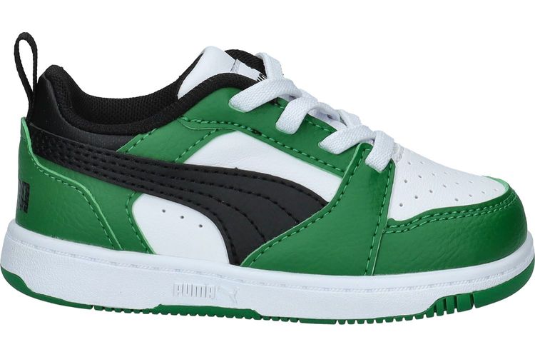 PUMA-REBOUND2-BLANC/VERT-ENFANTS-0005