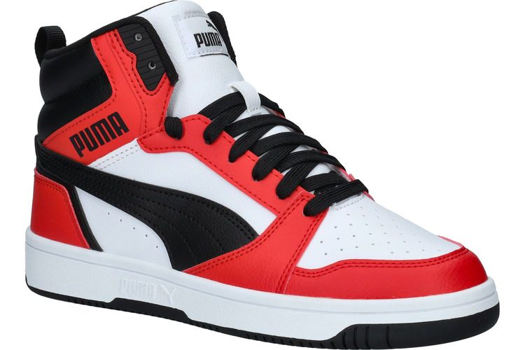 PUMA-REBOUND 8-BLANC/ROUGE-ENFANTS-0001