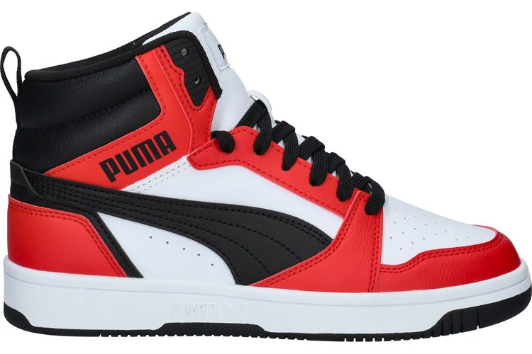 PUMA-REBOUND 8-BLANC/ROUGE-ENFANTS-0005