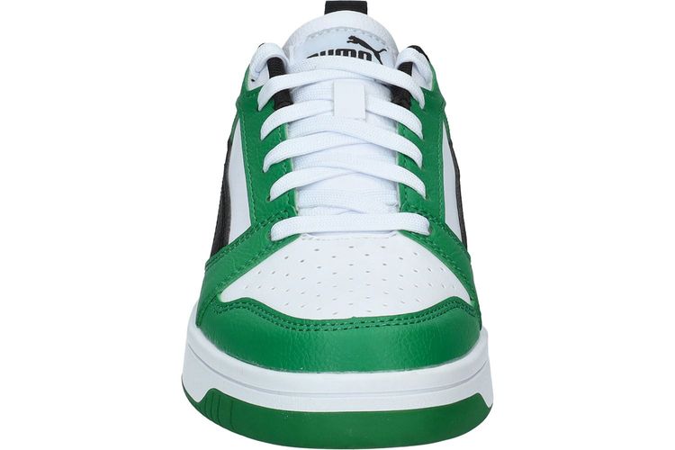 PUMA-REBOUND 10-BLANC/VERT-ENFANTS-0002