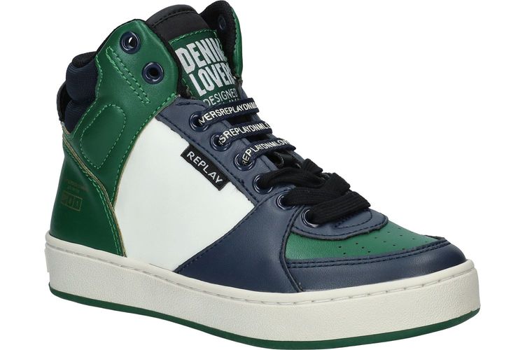 REPLAY-COBRA B 2-NAVY/GREEN-ENFANTS-0001
