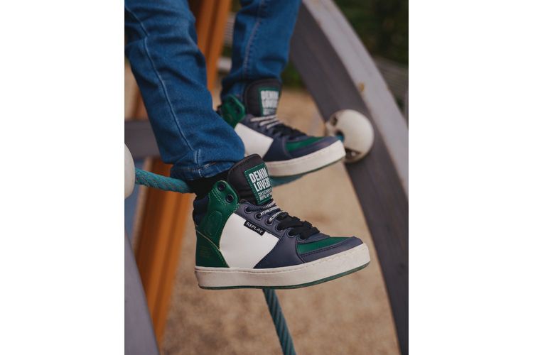 REPLAY-COBRA B 2-NAVY/GREEN-ENFANTS-0007