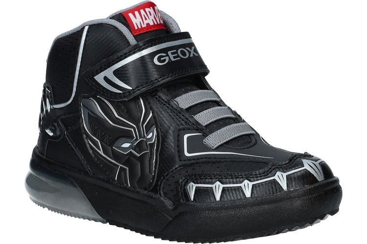 GEOX-GRAYJAY 2-BLACK/SILVER-ENFANTS-0001