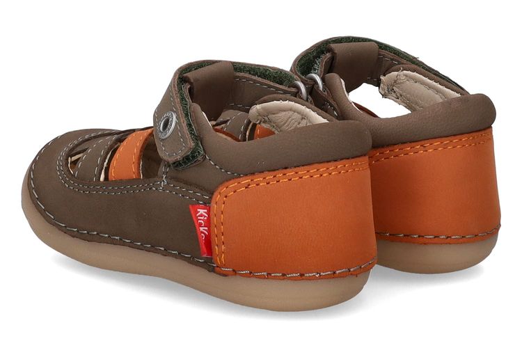 KICKERS-SUSHY2-KAKI/ORANGE-ENFANTS-0002