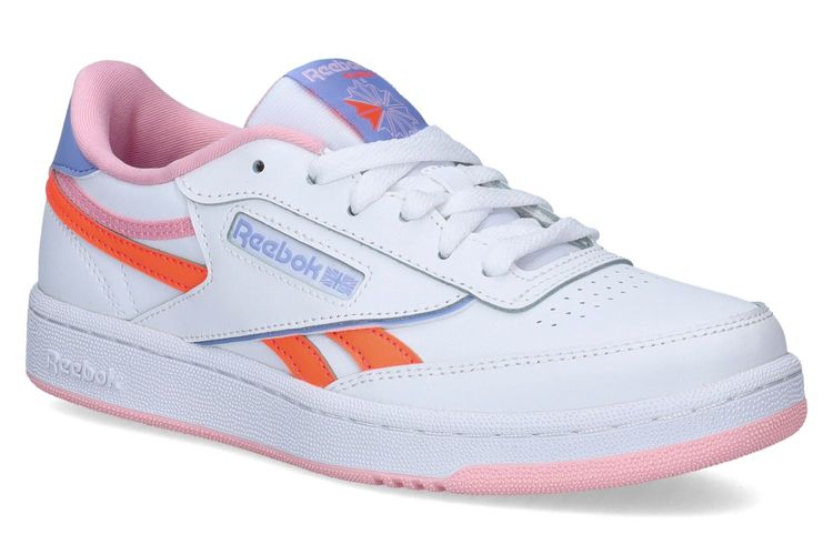 REEBOK-CLUB K1-WHITE/PINK-ENFANTS-0001