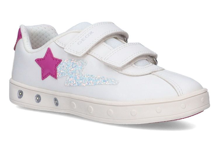 GEOX-SKYLIN G1-BLANC/ROSE-ENFANTS-0001