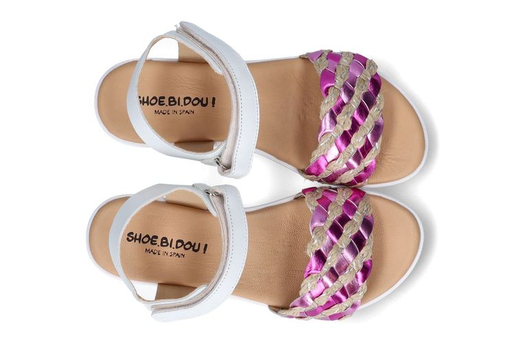 SHOE BI DOU-SELMA-PINK/WHITE-ENFANTS-0003