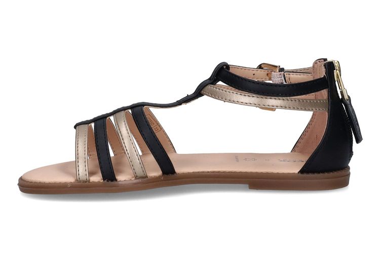 GEOX-KARLY GD-BLACK/GOLD-ENFANTS-0004