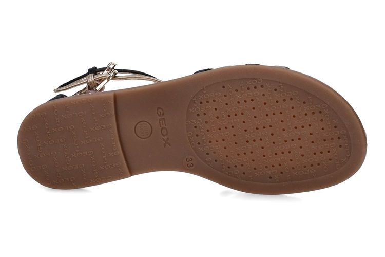 GEOX-KARLY GD-BLACK/GOLD-ENFANTS-0005