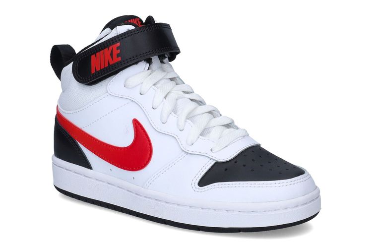 NIKE-BOROUGH 4-BLANC/NOIR-ENFANTS-0001