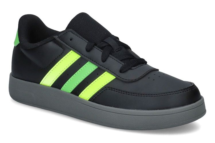 ADIDAS-BREAKNET 2-NOIR/VERT-ENFANTS-0001