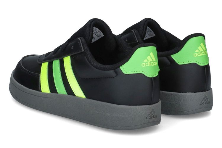 ADIDAS-BREAKNET 2-NOIR/VERT-ENFANTS-0002