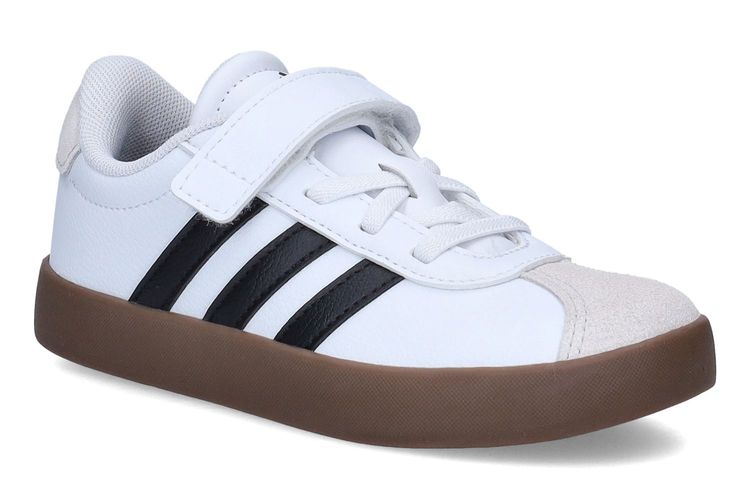 ADIDAS-VL COURT K7-BLANC/NOIR-ENFANTS-0001