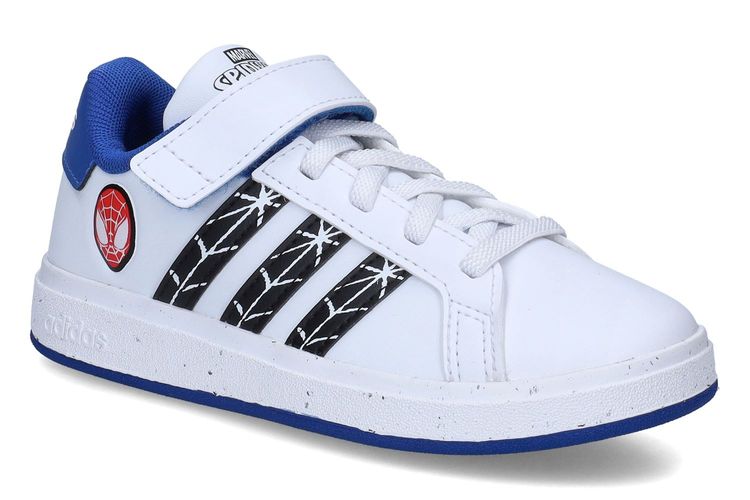 ADIDAS-GRANDCOURK9-BLANC/BLEU-ENFANTS-0001