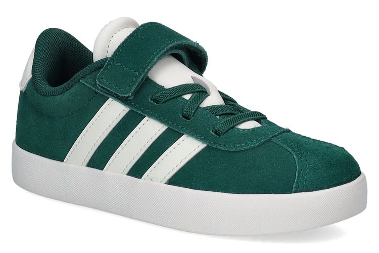 ADIDAS-VL COURT K9-VERT/BLANC-ENFANTS-0001