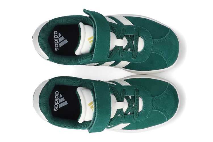 ADIDAS-VL COURT K9-VERT/BLANC-ENFANTS-0003