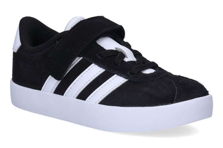 ADIDAS-VL COURT K8-NOIR/BLANC-ENFANTS-0001