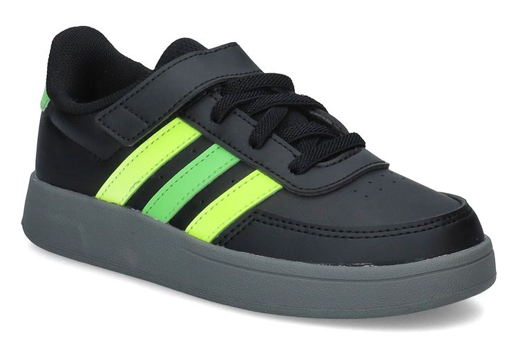 ADIDAS-BREAKNET K5-NOIR/VERT-ENFANTS-0001