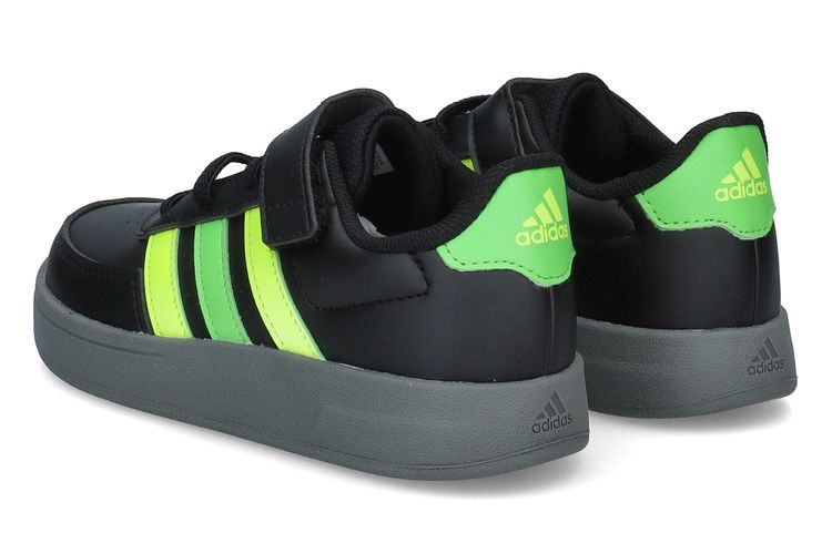 ADIDAS-BREAKNET K5-NOIR/VERT-ENFANTS-0002