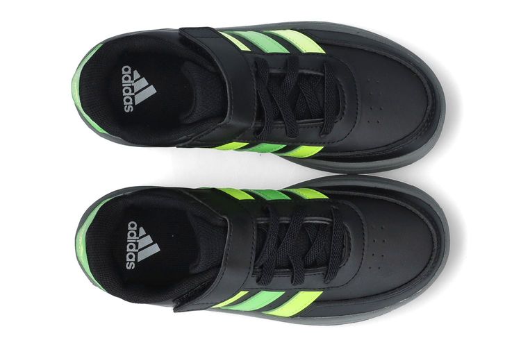 ADIDAS-BREAKNET K5-NOIR/VERT-ENFANTS-0003