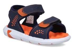 KICKERS-JUMANGAP-MARINE/ORANJE-ENFANTS-0001