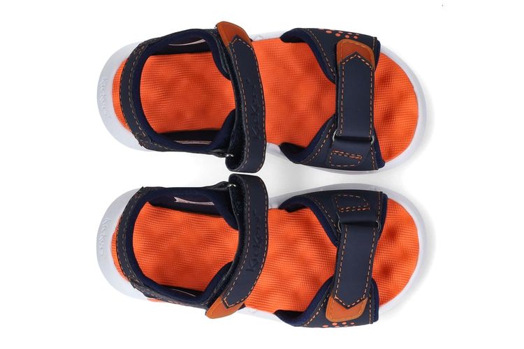 KICKERS-JUMANGAP-MARINE/ORANJE-ENFANTS-0003