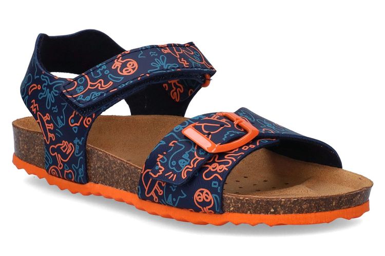 GEOX-GHITA B-MARINE/ORANGE-ENFANTS-0001