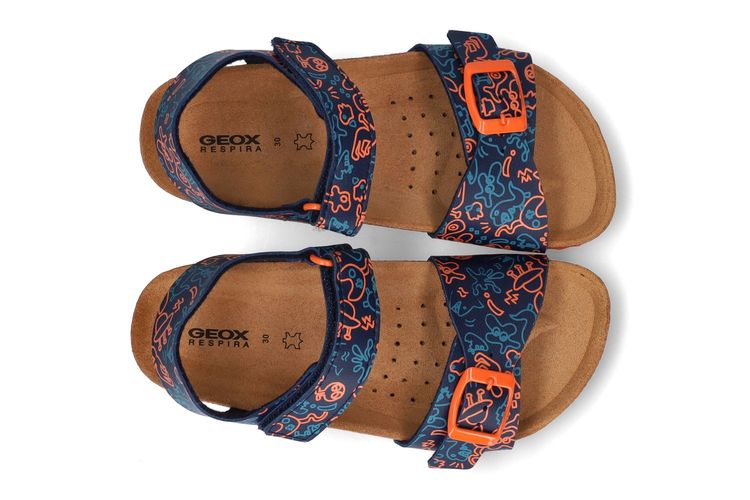 GEOX-GHITA B-MARINE/ORANGE-ENFANTS-0003
