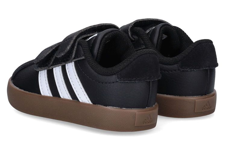 ADIDAS-VL COURT K3-NOIR/BLANC-ENFANTS-0002