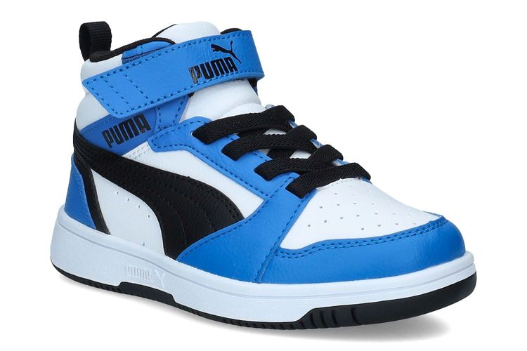 PUMA-REBOUND JR2-BLANC/BLEU-ENFANTS-0001