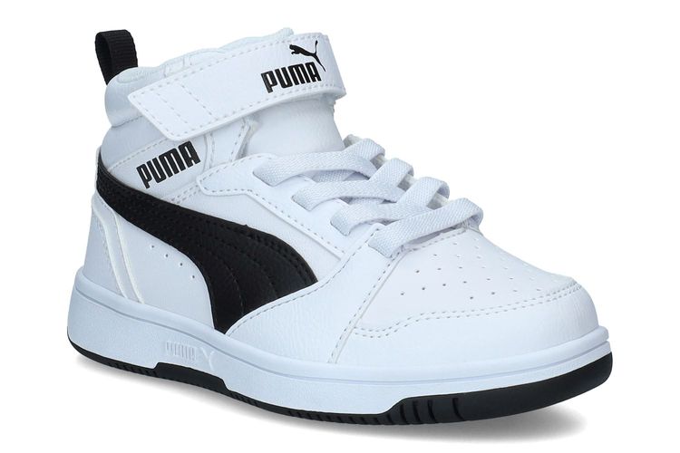 PUMA-REBOUND JR3-BLANC/NOIR-ENFANTS-0001