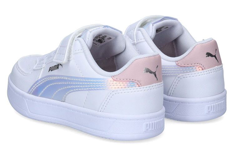 PUMA-CAVEN K6-BLANC/ROSE-ENFANTS-0003