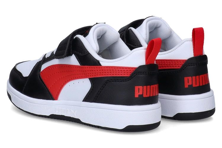 PUMA-REBOUND K5-BLANC/NOIR-ENFANTS-0002