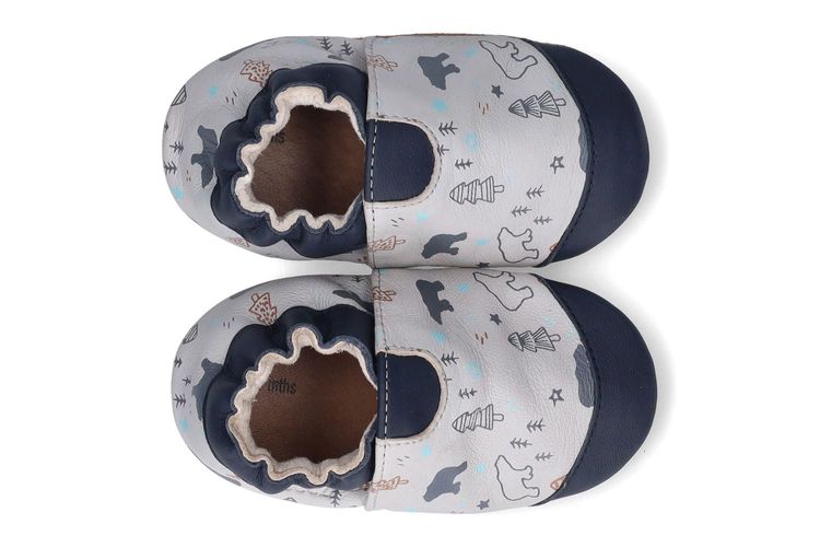 ROBEEZ-WINTER BEAR-GRIS/MARINE-ENFANTS-0003