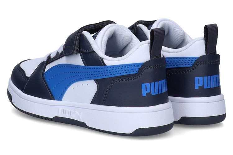 PUMA-REBOUND K10-BLANC/GRIS-ENFANTS-0002