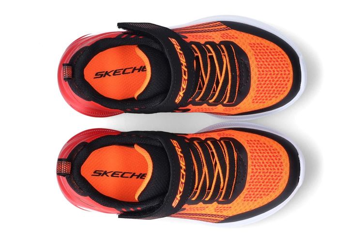 SKECHERS-MICRO MAX2-ORANGE/NOIR-ENFANTS-0003