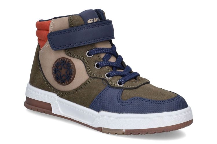 SK8-IRONTON-KAKI/BLEU-ENFANTS-0001