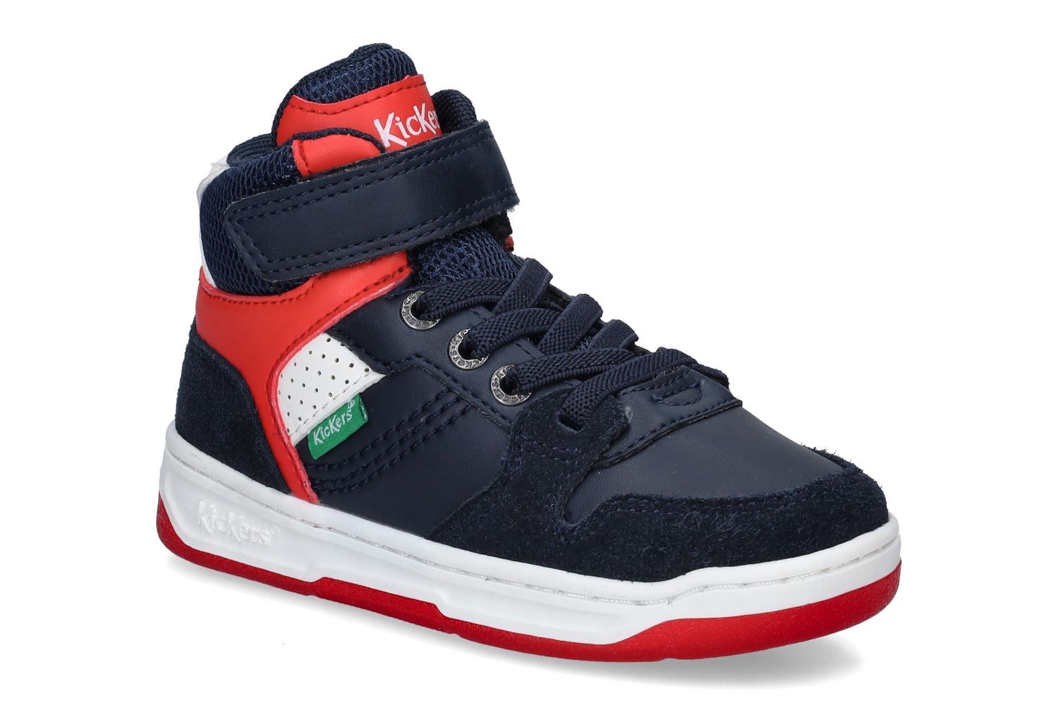 Kickers Sneakers Hautes - Junibo (Bleu) - Baskets Chez Sarenza (688366