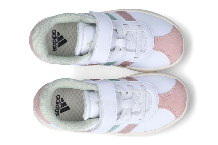 ADIDAS-VLCOURT K10-BLANC-ENFANTS-0003