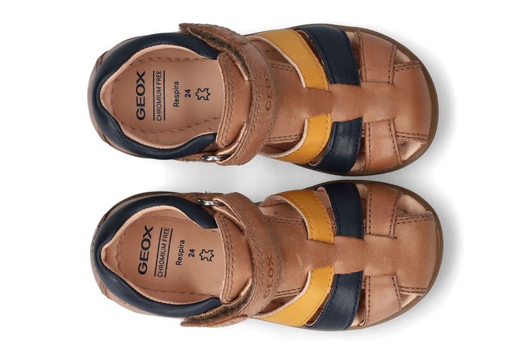 GEOX-MACCHIA BA1-COGNAC-ENFANTS-0003