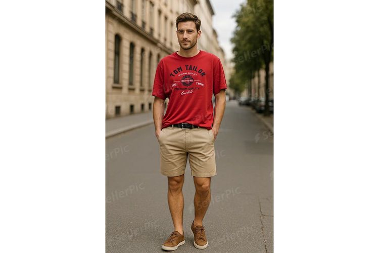 TOM TAILOR CASUAL-1037735-ROUGE-TEXTILE-0002