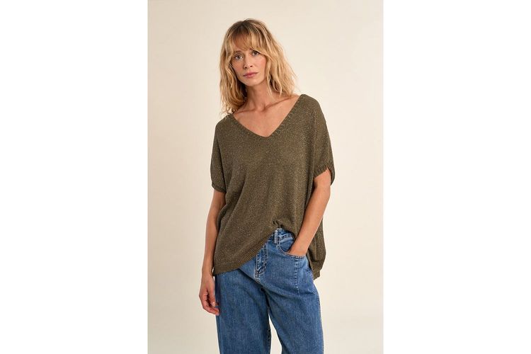 MOLLY BRACKEN-LA1978EP-KHAKI-TEXTILE-0003