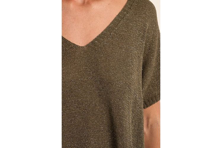 MOLLY BRACKEN-LA1978EP-KHAKI-TEXTILE-0005