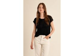 MOLLY BRACKEN-LA1961EP-BLACK-TEXTILE-0001