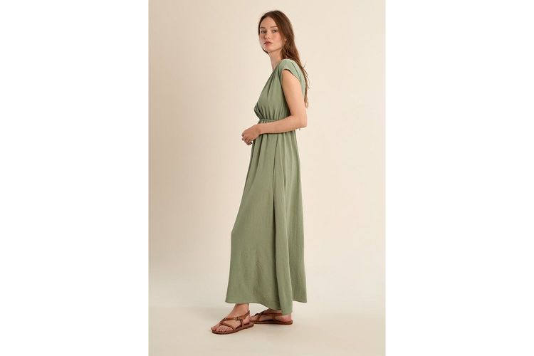 MOLLY BRACKEN-G978EE-KHAKI-TEXTILE-0003