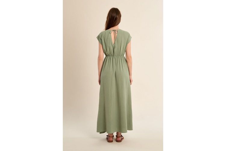MOLLY BRACKEN-G978EE-KHAKI-TEXTILE-0004