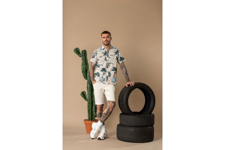 PETROL INDUSTRIES HOMME-SIS408-BEIGE-TEXTILE-0003